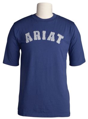 Ariat Mens Applique Logo Short Sleeve Tee Shirt Best Price