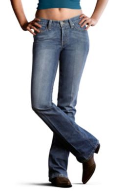 Ariat Ladies  Turquoise Denim Jeans Best Price