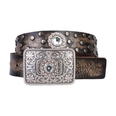Ariat Ladies Bronze Rhinestone Belt Best Price