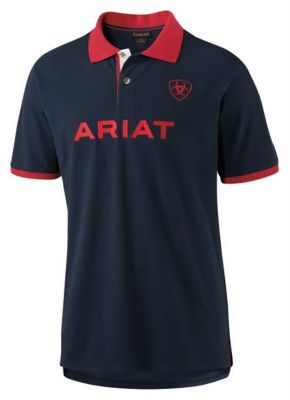 Ariat Mens Navy Team Polo Shirt Best Price