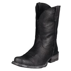 AT Mens Rough Blk Rambler Wstn Boot Best Price