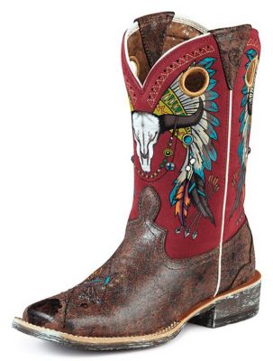 AT Lds Rodeobaby Roundup Wstn Boot Best Price
