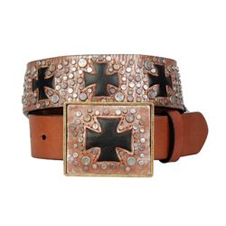 Ariat Ladies Black Cross Ransom Belt Best Price