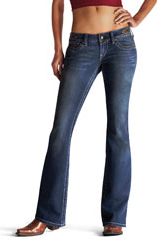 AT Lds Ruby Side Tab Btcut Jeans-Bluegrass Best Price