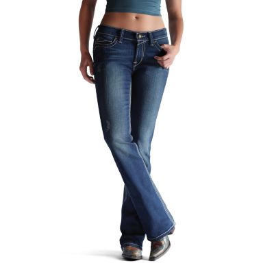AT Lds Turquoise Stretch Jeans-Caliente Best Price