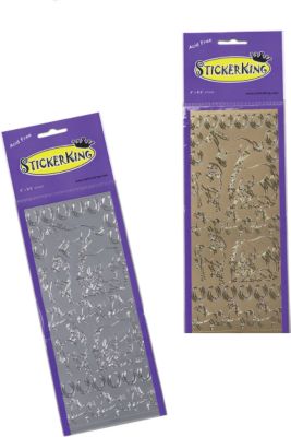 AWST Metallic Horse Stickers