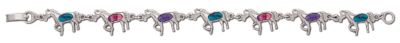 AWST Paua Shell Horse Bracelet