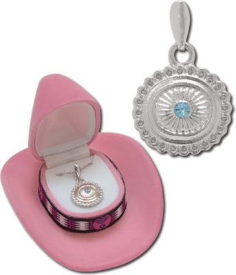 AWST Cowboy Hat Gift Box Necklace