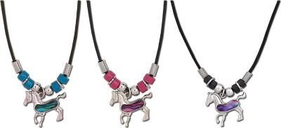 AWST Paua Shell Horse Necklace
