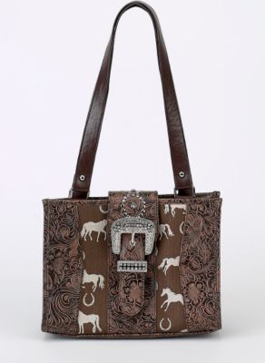 AWST Hit the Trail Western Purse with Buckle