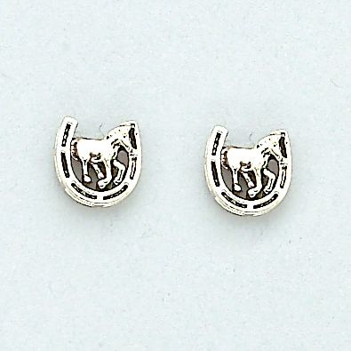 AWST Lucky Horse Head Earrings with Gift Box