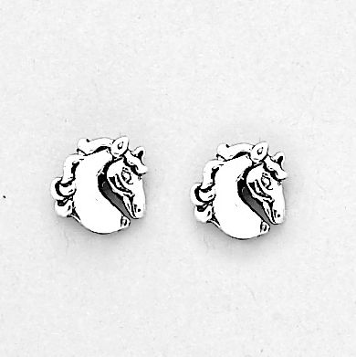 AWST Fancy Horse Head Earrings w/Gift Box