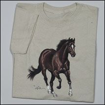 AWST Kids Galloping Bay Short Sleeve Tee<font color=#000080>-Size:  Large  Color:  Sand</font> Best Price