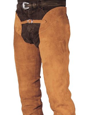 Barnstable Adult Custom Western Suede Schooling Boot Cut Chaps