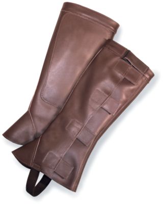 Barnstable Custom Top Grain Velcro Tab Half Chaps