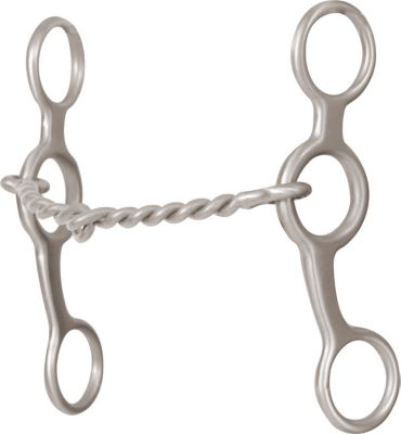 Cashel 5" Cheek Twisted Wire Snaffle Bit