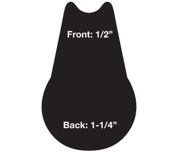 Cashel Wedge Lollipop Cushion Saddle Pad