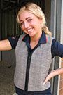 Cool Medics Ladies Plaid V Neck Cooling Vest