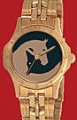 CCI Equinox Watch Sport Stainless Steel Gold Band with Gold/Black Face
