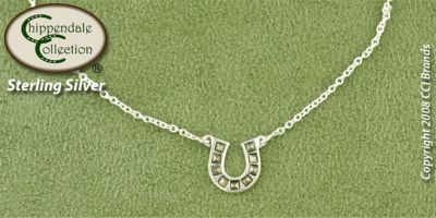 Chippendale Sterling Silver Horseshoe Ankle Bracelet Best Price