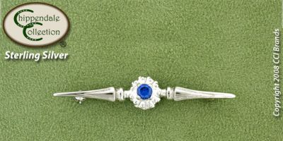 Chippendale Silver Byzantine Stock Pin Best Price