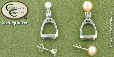 Chippendale Stirrup Jacket Earrings Best Price