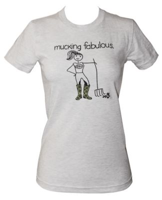 High Horse by dav Ladies Mucking Fabulous English Tee Shirt