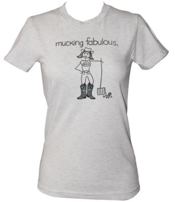 High Horse by dav Ladies Mucking Fabulous Western Tee Shirt