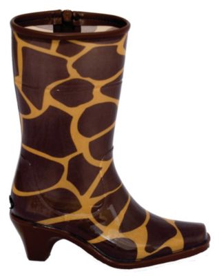 dav Ladies City Giraffe Rain Boots
