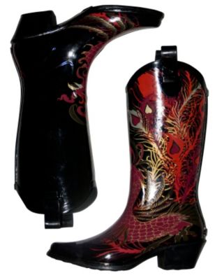 dav Ladies Black Phoenix Western Cowboy Boots Best Price