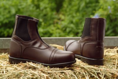 Devon-Aire Kids Freedom Zip Front Synthetic Paddock Boots