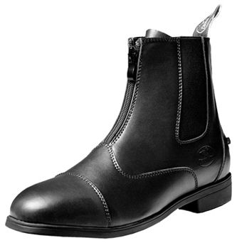 Devon Aire Ladies North Park Synthetic Zip Up Paddock Boots Best Price
