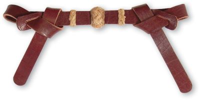 Martin Saddlery Rawhide Button Curb Strap