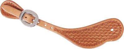 Martin Saddlery Basketweave Stamp Cowboy Spur Straps