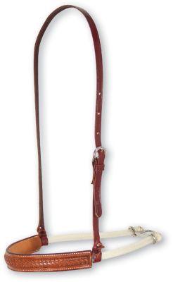 Martin Saddlery Rope Noseband w/ Tooled Leather Cover Best Price