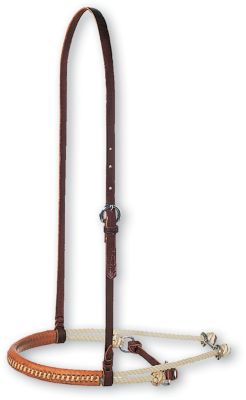 Martin Saddlery Double Rope with Leather Cavesson