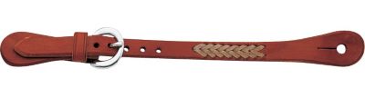Martin Saddlery Spur Strap with Rawhide Lacing