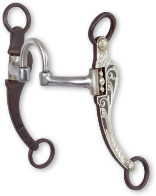 Classic Equine Wave Scroll Cheek Bit