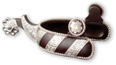 Classic Equine Rope Clover Bar Spur