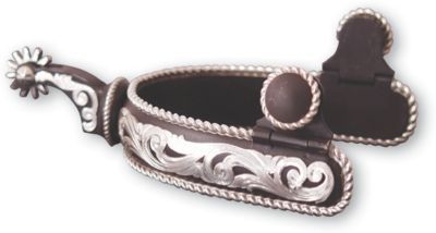 Classic Equine Rope Scroll Spur