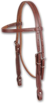 Martin Saddlery Stitched Plain Headstall