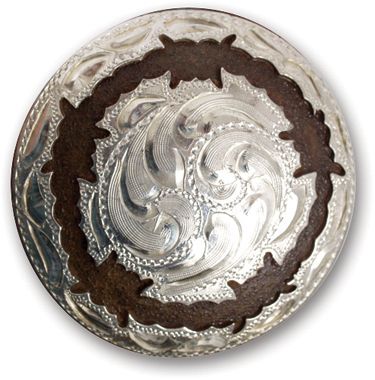 Martin Saddlery Silver Barbwire Concho Best Price