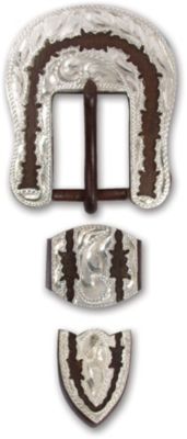 Martin Saddlery Silver Barbwire Buckle Set Best Price