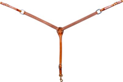 Martin Saddlery 1 inch Roughout Leather Western Breastcollar with Dots Best Price