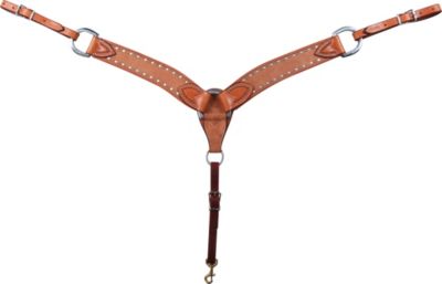 Martin Saddlery Roughout Leather Western Breastcollar with Dots Best Price