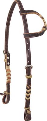 Martin Saddlerly Chocolate Rawhide Slip Ear Headstall Best Price