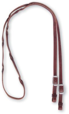 Martin Saddlery Barrel Reins with Blood Twist