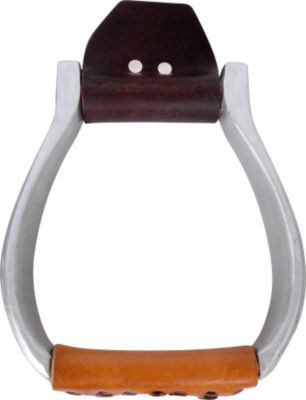 Martin Saddlery Engraved Aluminum Flat Bottom Western Stirrup Best Price