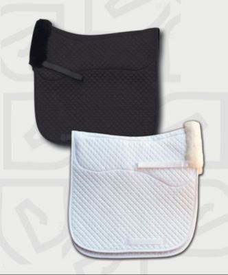 EOUS Half Lined Sheepskin Square Dressage Pad Best Price