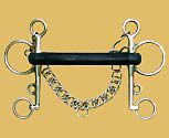 Metalab Rubber Mullen Mouth Pelham Bit